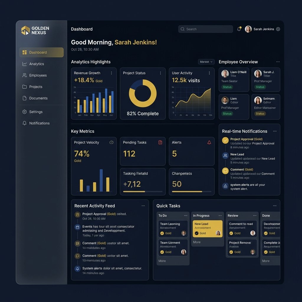 Corporate Portal UI Preview